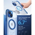 thumbnail image 2 of for iPhone 15 Plus Waterproof Case with Magnetic, Screen Protector, Lanyard, IP68 Full Body Shockproof, for Water Sports Outdoor Work, For iPhone 15 Plus 6.7", 2 of 7