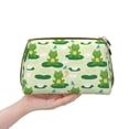 thumbnail image 4 of Salouo Cute Frog1 Pattern Large Cosmetic Bag,Portable Travel Makeup Bag Makeup Brush Organizer Cosmetics Pouch Large Capacity Travel Makeup Case Organizer, 4 of 8
