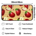 thumbnail image 2 of bisibuy Apples Ladybug Mats for Kitchen Floor Red Gold Non Slip Kitchen Rugs Absorbent Standing Mat Home Office Farmhouse Runner Rug Durable Throw Rug Doormat C95, 2 of 3