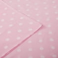thumbnail image 2 of Home Essence Teen Polka Dot 180 Thread Count Cotton Sheet Set, 4 pieces, Pink, Full, 2 of 6