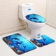 thumbnail image 5 of Juego de alfombrillas para baño con diseño de delfín y océano en 3D, antideslizantes, 5 of 6