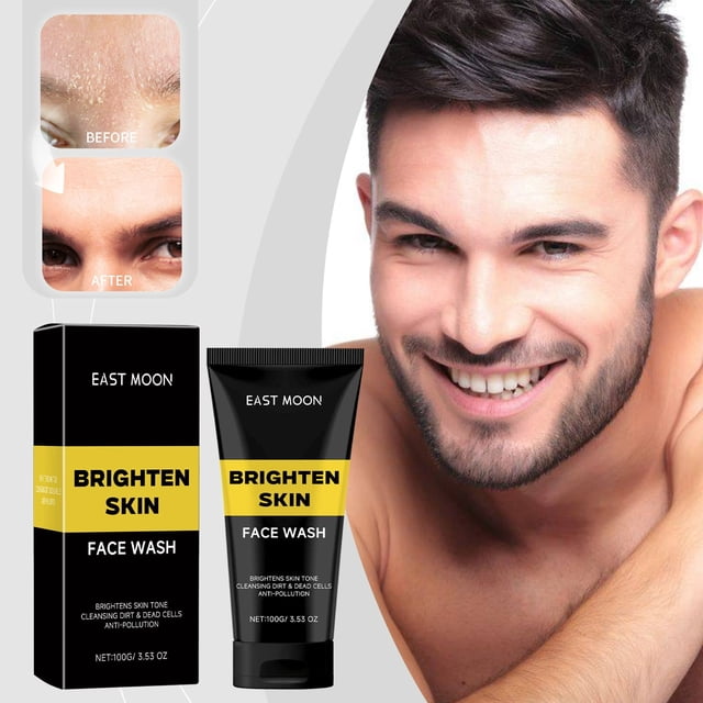 Limpiador Facial onlyliua para Hombres Suave No Irritante Apto para Todo Tipo de Piel Control Suave de La Grasa No Graso Regalo de Vacaciones