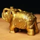 thumbnail image 4 of Xiao Hua Estatuas de elefante de latón, decoración Feng Shui para el hogar, figuras de elefante para sala de estar, coleccionables vintage, regalo decorativo, 1 par, 4 of 5