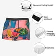 thumbnail image 3 of Honeii Colorful Summer Fruit Table Print Mens Boxer Briefs Breathable,Boxer Brief for Men, Moisture-Wicking Underwear-Medium, 3 of 5