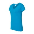 thumbnail image 1 of Gildan - T-Shirt à Col en V pour Femmes en Coton Épais, 1 of 1