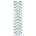 thumbnail image 4 of SAFAVIEH Chatham Jackson Geometric Wool Runner Rug, Blue/Ivory, 2'3" x 9', 4 of 10
