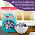 thumbnail image 5 of Delicious & Deadly Graveyard Smash - RIP Black Violet Purple White Silver Haunted Mansion Halloween Fall Colorful Candy Sprinkles Mix Baking Edible Cake Cupcake Cookie Decorations - 4 oz, 5 of 8