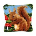 thumbnail image 1 of QJUHUNG AUQ Latch Hook Kits for Kids Base Fabric with Precise Auxiliary Lines Latch Hook Kits for Adults Non Fraying Thread with Clear Texture Latch Hook 40x40cm Style4, 1 of 4