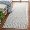 thumbnail image 2 of SAFAVIEH Ebony Abagail Diamond Runner Rug, Grey/Ivory, 2'3" x 9', 2 of 7