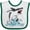 White and Green, variant on Inktastic Great White Shark Jumping Boys or Girls Baby Bib