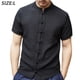 thumbnail image 2 of Camisetas Tops, Ropa De Estilo Chino Traje Tang - Camisa De Manga Corta Negra De Kung Fu para Hombres, 2 of 6