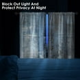 thumbnail image 3 of Blue Kitchen Curtains 36 Inch Length Grey Window Curtains Over Sink Set of 2, Abstract Painting Art Short Tier Curtain for Kitchen, Modern Small Kitchen Decor 26x36 Inch, 3 of 5
