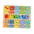 thumbnail image 3 of Yinanstore Puzzle Board Montessori Toy Handmade Craft Sorting Stacking Game Cognitive Matching Game for Birthday Presents Home Use Child Dinosaur, 3 of 8