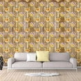 thumbnail image 3 of IDEA4WALL 6pcs Flowers Peel and Stick Wallpaper Removable Wall Murals Large Wall Stickers for Home Decoration, 100"x24", 3 of 5