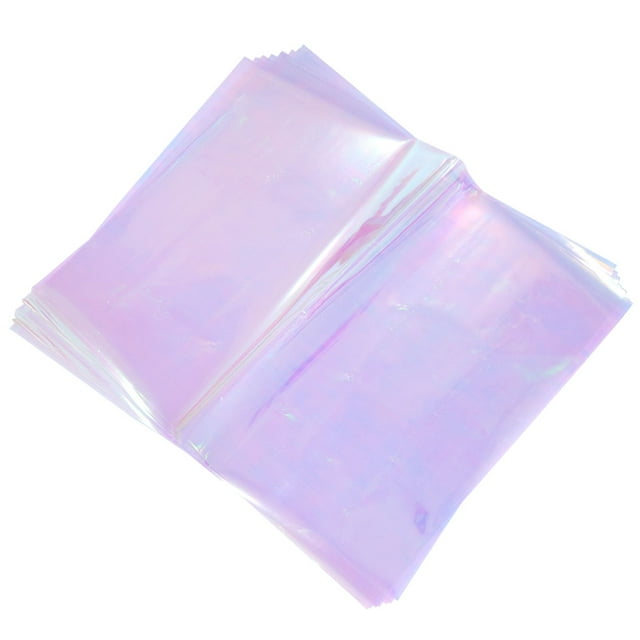 10pcs 60x50cm Iridescent Film Cellophane Wrapping Packaging Paper for Flower Floral Bouquet Gift