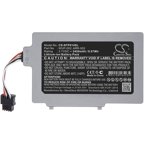2450mAh NIN WUP-002 ARR-002 Battery for Nintendo 8G 8G GamePad