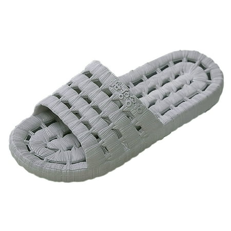 

Men S Durable Beach Flip Flops Mens Couple Shoes Solid Color Non Slip Hollow Water Leakage Slippers Summer Home Bathroom Platform Slippers Casual Indoor Toe Post Slippers