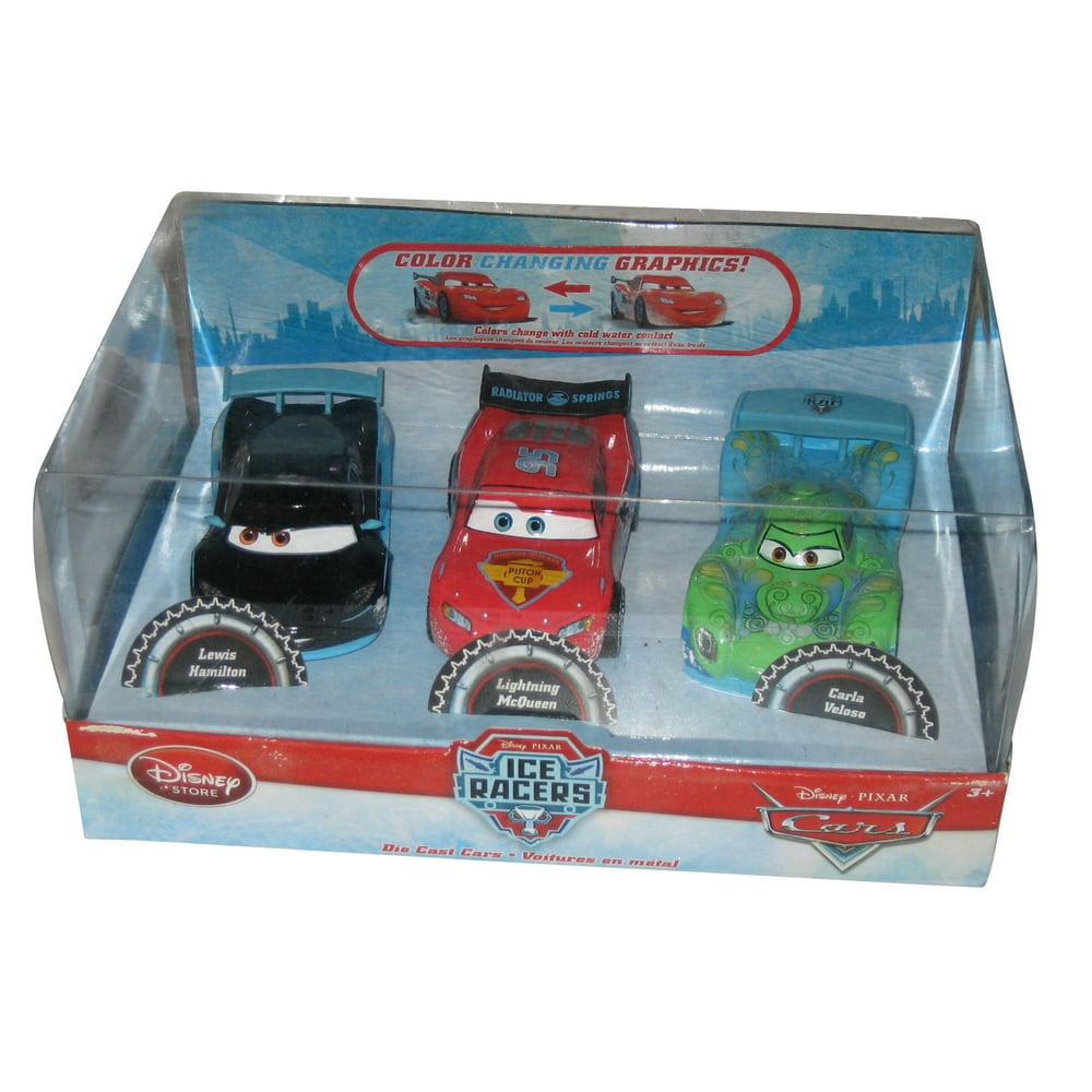 Disney Store Parks Cars Ice Racers Color Changers Die-Cast 1:43 Toy Car