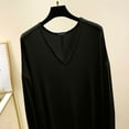thumbnail image 5 of LIaqionyy Womens Long Sleeve Nightgown Plus Size Sleepwear Nightdresses Soft Ladies Night Gown Sleepshirts, 5 of 6