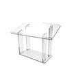 thumbnail image 1 of FixtureDisplays® Acrylic Tabletop Lectern, Clear Podium, Church Pulpit 119787, 1 of 2
