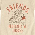 thumbnail image 3 of Winnie the Pooh - Friends Are Family We Choose - Youth Girls Fitted Short Sleeve T-Shirt, 3 of 5