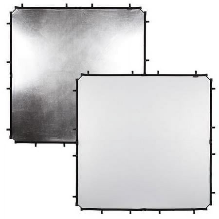 UPC: 0887827008811 | 5×5  Skylite Rapid Reversible Fabric  Silver/White