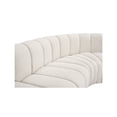thumbnail image 6 of Meridian Furniture Arc Cream Boucle Fabric Modular Sectional, 6 of 12