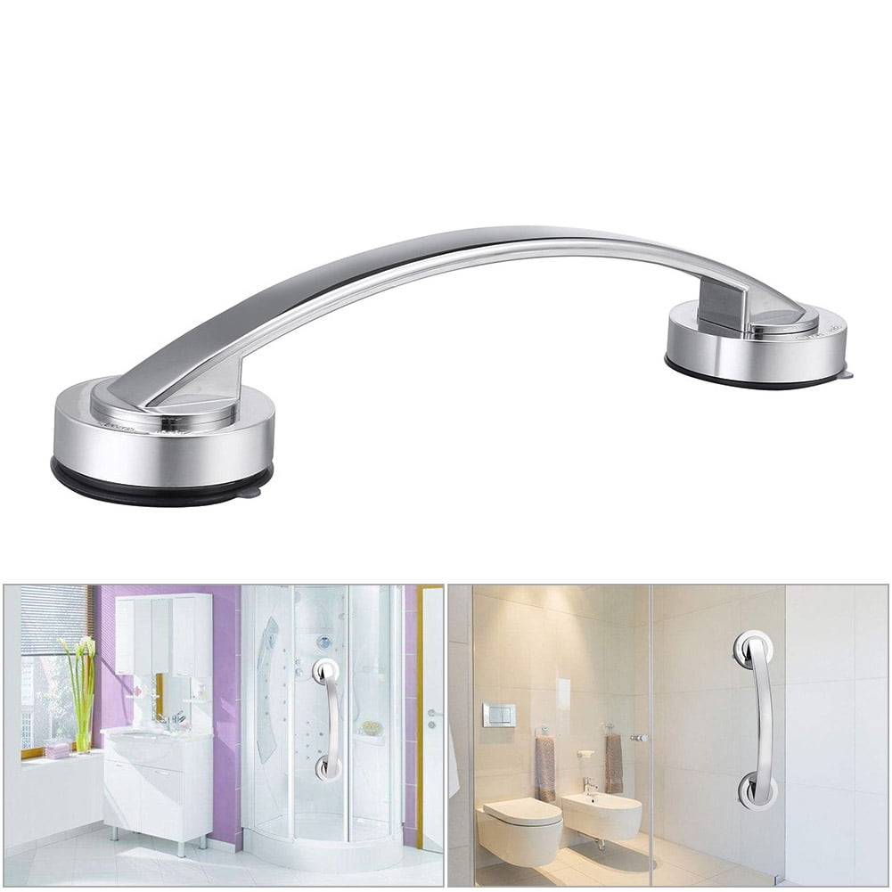 Grab Bar Suction Shower Handle,Nonmarking Suction Cup Glass Door