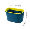 thumbnail image 4 of Kitchen Trash Can, Step-On Garbage Can with Lid, Tall Kitchen & Bathroom Trash Can, Small Office Waste Bin, Blue - Xuniizn, 4 of 7