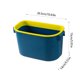 thumbnail image 3 of Cubo de Basura para Colgar En La Puerta Del Armario | Cubo de Basura de Cocina con Aro para Bolsas | Papelera de Plástico Que Ahorra Espacio para Cáscaras de Fruta, Restos de Papel | Montaje En Pared, 3 of 6