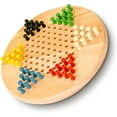 thumbnail image 1 of WE Games Chinese Checkers with Pegs - Solid Wood Travel Size - 7 in., 1 of 6