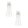 2 Pcs Cake Syrup Dispenser, Syrup Dispense, Graduated Plastic Squeeze Bottle for Soaking Honey Syrup Rain Spray with Sealing Lid Easy Storage Reusable Baking Tools 12 Oz/350ml