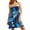 2#m Dark Blue, variant on Summer Dresses for Women 2026 Strapless Tropical Hawaiian Printed Casual Beach Cover Ups Tube Top Sundress Purple XL