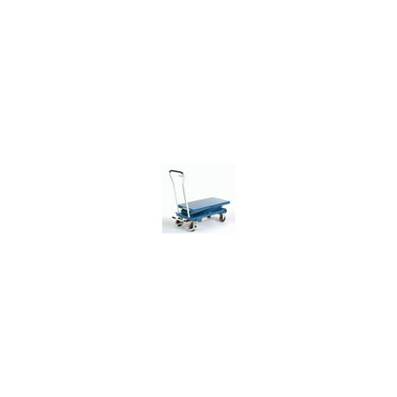 Mobile Scissor Lift Table, 39 x 20 Platform, 1100 Lb. Capacity, Double Scissor