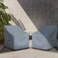 thumbnail image 6 of Covers & All Outdoor Chair Cover 18 OZ Pack of 2 Waterproof - 100% Weather Resistant Customize cover Stackable /Patio Chair covers with Air Pocket & Drawstring for Snug Fit (29"L x 30"D x 36"H, Grey), 6 of 6