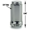 thumbnail image 4 of Geelife 32 Chrome Truck Lug Nuts 14x1.5 For Chevrolet GMC Silverado Sierra 1.9" Tall, 4 of 8