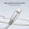 thumbnail image 4 of Cargador Para Iphone [Certificado Apple Mfi] Paquete De 3 Cables Lightning De 10 Pies De Largo, Carga Rápida, Sincronización De Datos De Alta Velocidad, Cable Usb Compatible Con Iphone 13/12/11 Pro Ma, 4 of 5