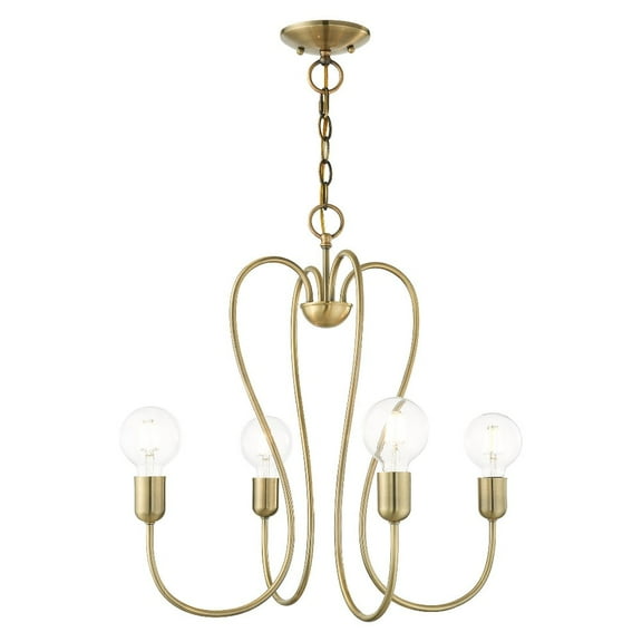 Livex Lighting - Lucerne - 4 Light Chandelier in New Traditional Style - 20