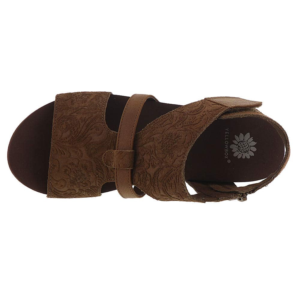 yellow box paively sandals