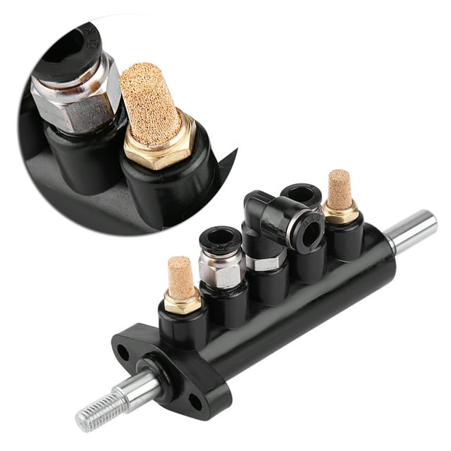 Foot Pedal Air Control Valve for Ranger Tire Changer Machine, Steel Material, Perfect Operation, 2-Piece Mufflers, Type A