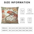 thumbnail image 5 of Leisuo  Bird Flower Throw Pillow Covers Farmhouse Double Sided with Zipper Decorative Pillows for Couch Cushion Sofa Outdoor, 5 of 5