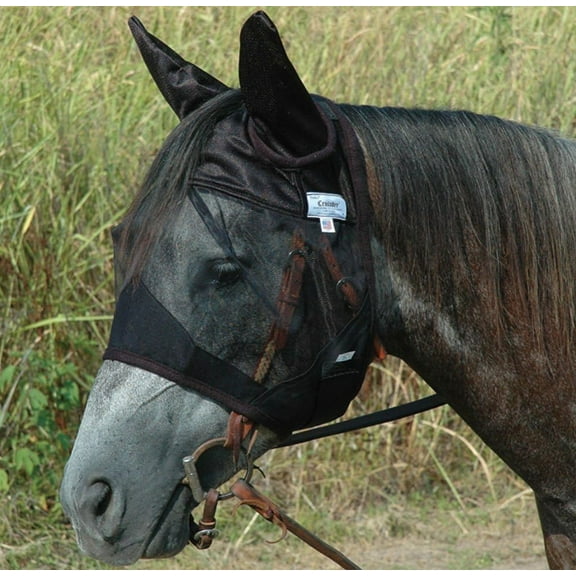 Cashel Quiet Ride Fly Mask Standard Ears Warmblood