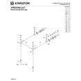 thumbnail image 4 of Kingston Brass VPB33147 Brass Console Sink Legs in Brushed Brass, 4 of 6
