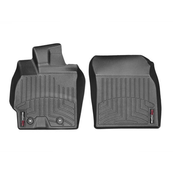 WeatherTech Custom Fit FloorLiners compatible with 2013-2015 Scion xB - 1st Row (Driver & Passenger), Black