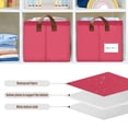 thumbnail image 5 of Ryvnso Rose Red Storage Bins Large Basket Foldable Cube Toys Organizer with Handles 1 PC, 5 of 7