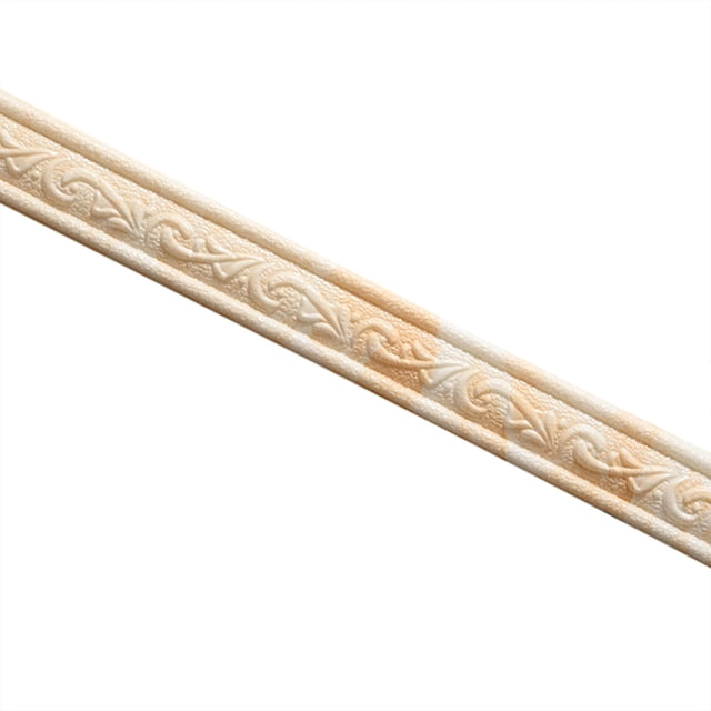 Tyeign Wall Trim Line Skirting Border 3D Pattern Sticker - Decorative Self Adhesive Waterproof, Home Baseboard Corner