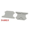 thumbnail image 3 of 25Pcs D-UK2.5 DIN Rail Terminal Block End Plate Covers Protectors Barriers, 3 of 5