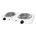 thumbnail image 3 of Parrilla Eléctrica 2 Quemadores de Espiral sin Asa IUSA Blanco Reacondicionado, 3 of 6
