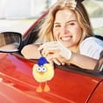 thumbnail image 2 of Llavero colgante de patito, bolso para bebé con ojos grandes, decoración de dibujos animados para pareja, coche familiar y dormitorio, 2 of 3