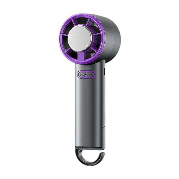 Ventilador de ventilador portátil Ventilador de escritorio ligero ventilador pequeño ventilador de alta velocidad Ventilador de alta velocidad potente Gris